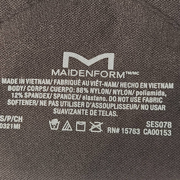 NWT Maidenform Women's Self Expressions Black high Waist Thigh Slimmer  S - Picture 9 of 9